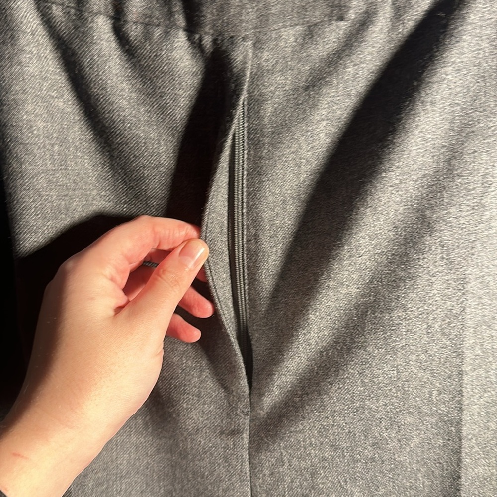 Pendleton  womens virgin wool pants 16W plus sized great shape grey - Picture 3 of 9